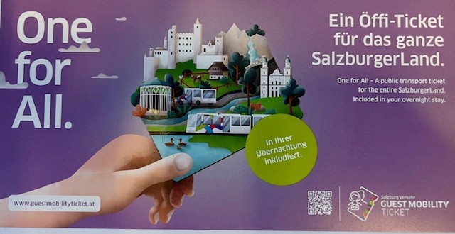 Guest Mobility Ticket: trasporto pubblico in tutto il Salisburghese, incluso nel soggiorno